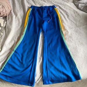 Free people Baja combo flare sweatpants